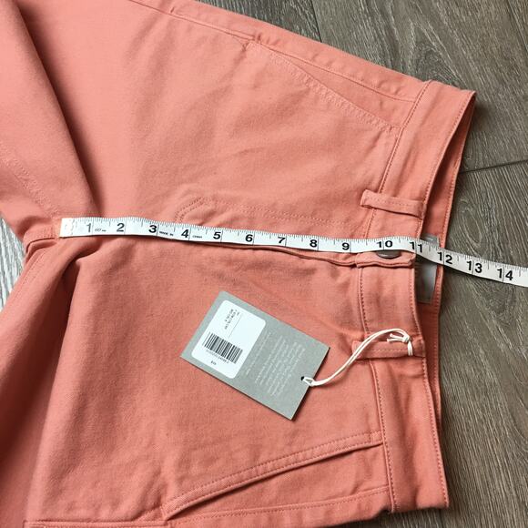 NWT Everlane The Wide-Leg Crop Pant in Coral/Salmon Pink Size 4 - Picture 7 of 8